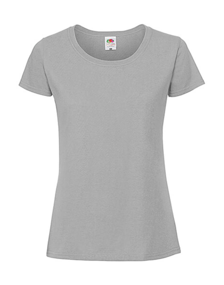 Csomag akciós póló (minimum 3 db) Női póló Rövid ujjú Fruit of the Loom Lady-Fit Ringspun Premium T - XL, Cink
