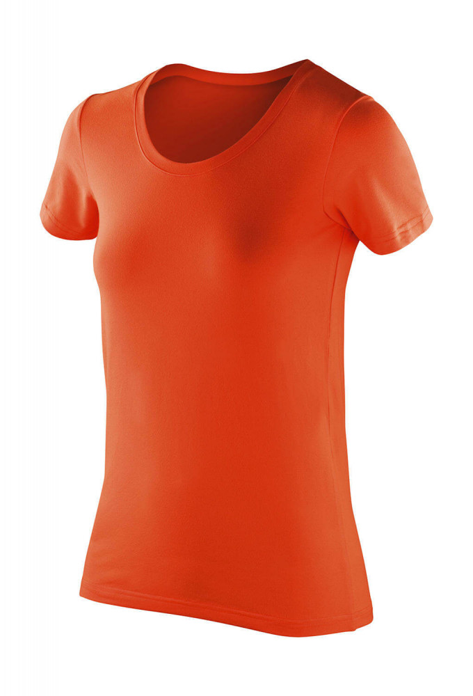 Női rövid ujjú póló Result Women&#039;s Impact Softex T-Shirt 2XS (6), Tangerine