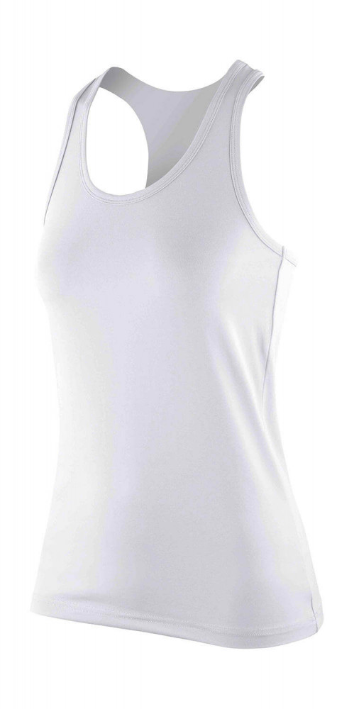 Női ujjatlan póló Result Women's Impact Softex Top S (10), Fehér