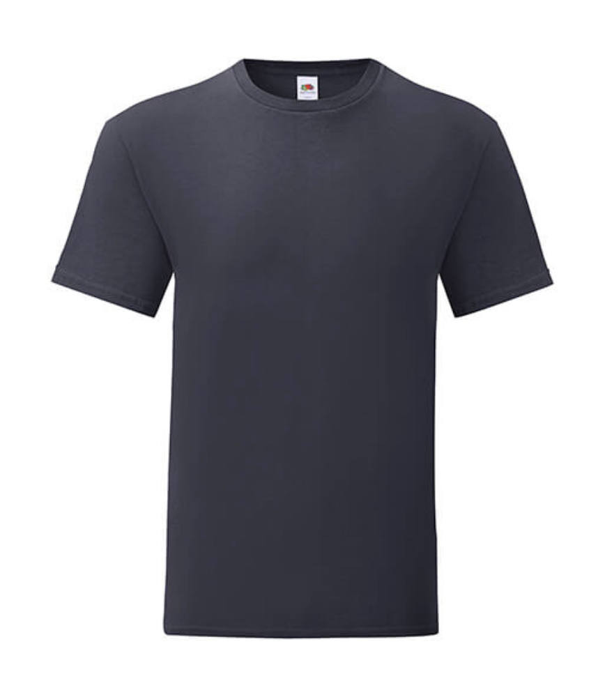 Csomag akciós póló (minimum 5 db) Férfi rövid ujjú póló Fruit of the Loom Iconic 150 T -3XL, Mély sötétkék (navy)