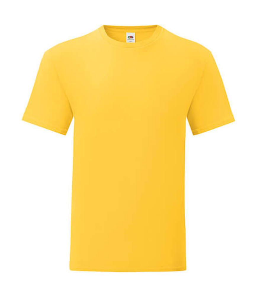 Csomag akciós póló (minimum 5 db) Férfi rövid ujjú póló Fruit of the Loom Iconic 150 T -3XL, Napraforgó sárga