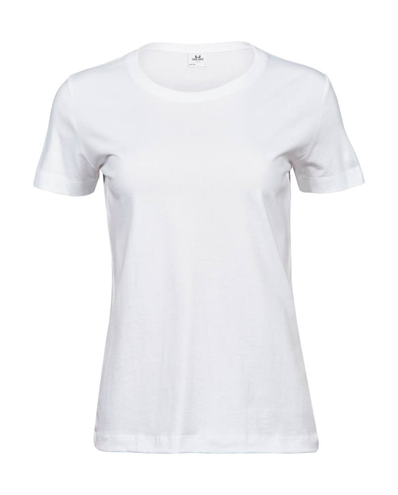 Női rövid ujjú póló Tee Jays Ladies' Sof Tee -2XL, Fehér