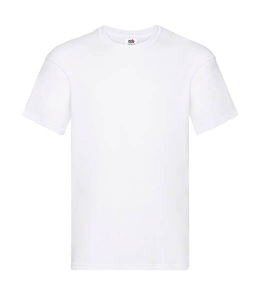 Férfi póló Rövid ujjú Fruit of the Loom Original Full Cut T-Shirt - XL, Fehér