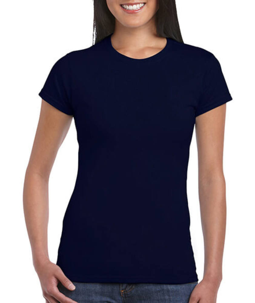 Női póló Csapott ujjú Gildan Softstyle Ladies' T-Shirt - M, Sötétkék (navy)