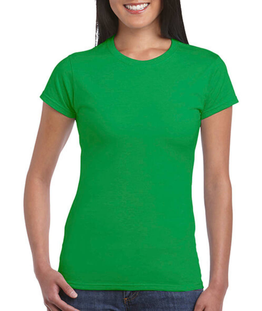 Női póló Csapott ujjú Gildan Softstyle Ladies' T-Shirt - 2XL, Ír zöld