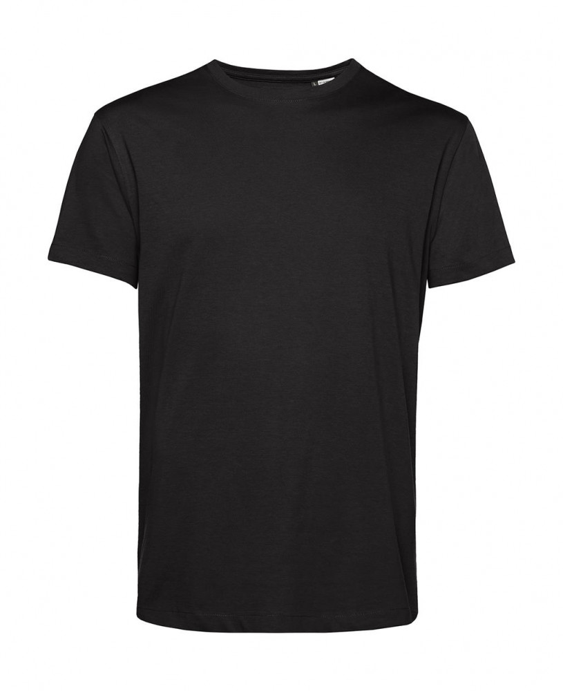 Csomag akciós póló (minimum 3 db) Férfi rövid ujjú organikus póló B and C #Organic E150 XL, Teljesen fekete
