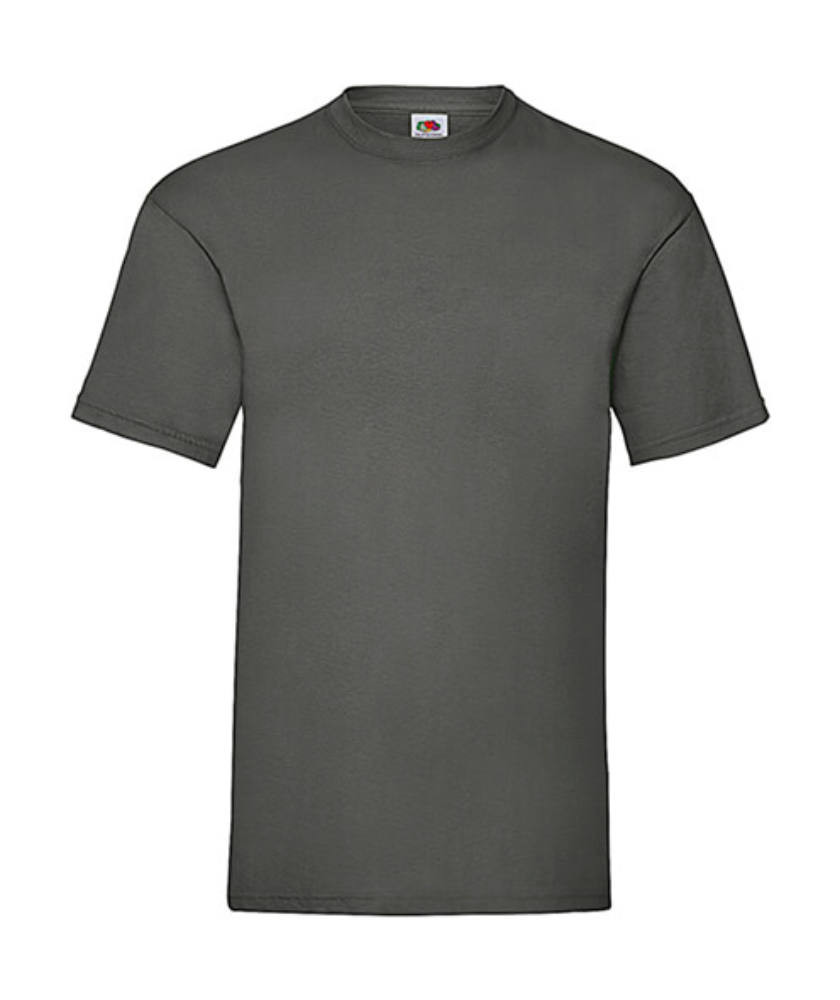 Csomag akciós póló (minimum 5 db) Férfi póló Rövid ujjú Fruit of the Loom Valueweight Tee - 3XL , Világos grafitszürke