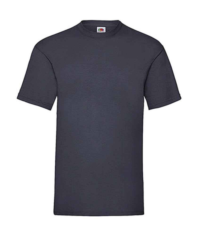 Csomag akciós póló (minimum 5 db) Férfi póló Rövid ujjú Fruit of the Loom Valueweight Tee - 3XL , Mély sötétkék (navy)