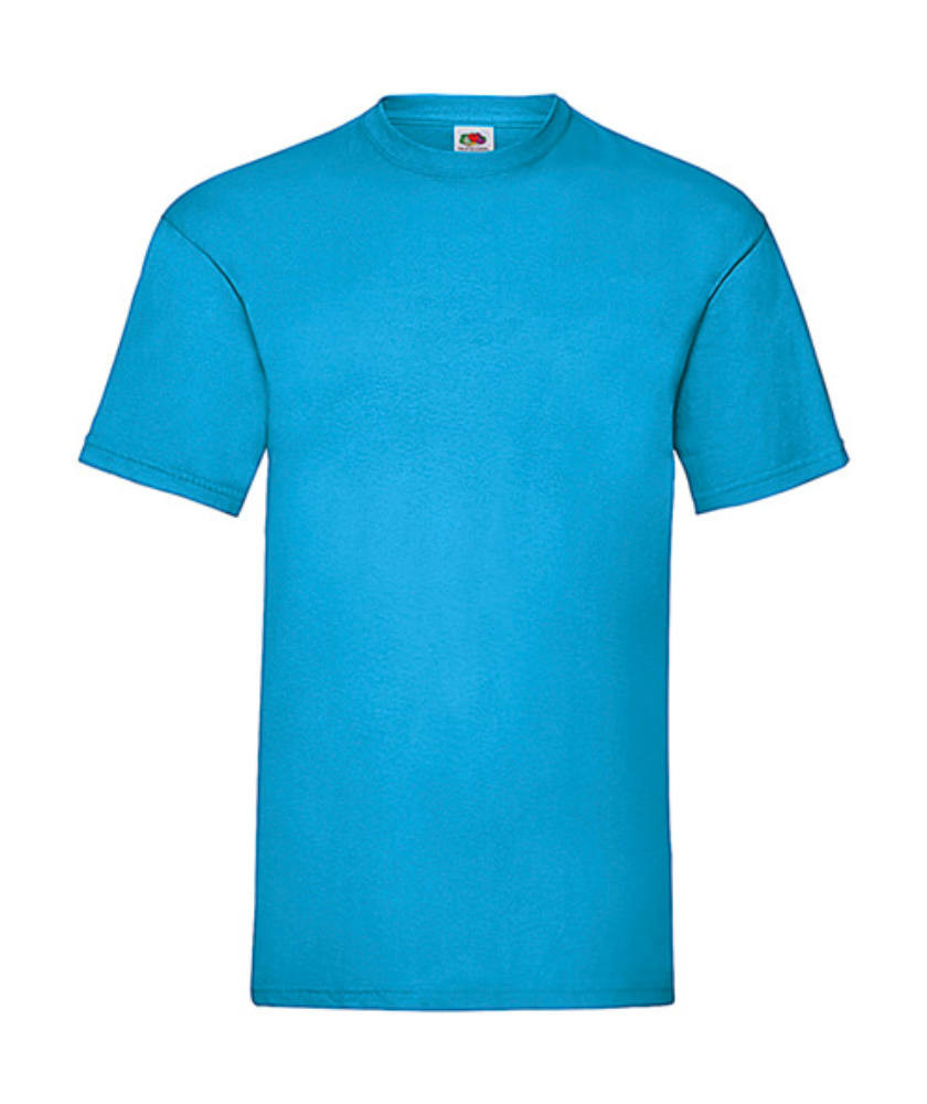 Csomag akciós póló (minimum 5 db) Férfi póló Rövid ujjú Fruit of the Loom Valueweight Tee - 3XL , Azur kék