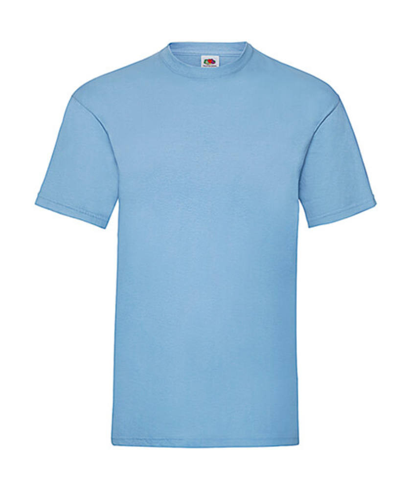 Csomag akciós póló (minimum 5 db) Férfi póló Rövid ujjú Fruit of the Loom Valueweight Tee - 3XL , Ég kék