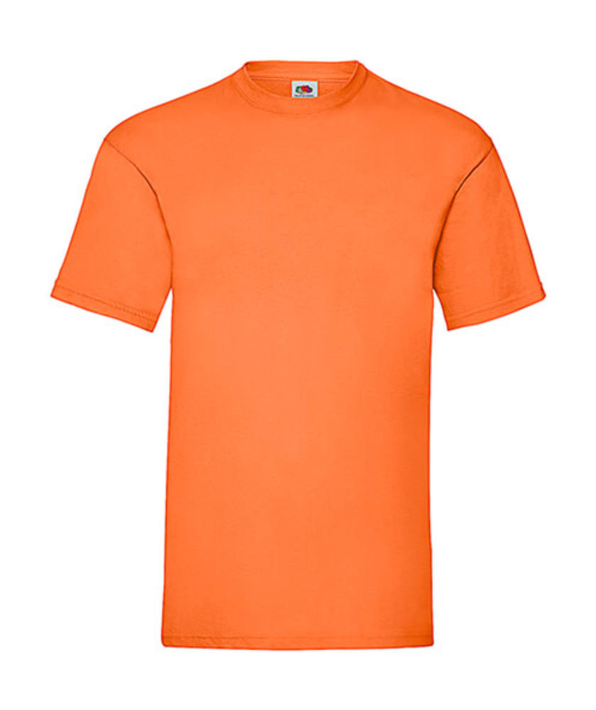 Csomag akciós póló (minimum 5 db) Férfi póló Rövid ujjú Fruit of the Loom Valueweight Tee - 3XL , Narancssárga