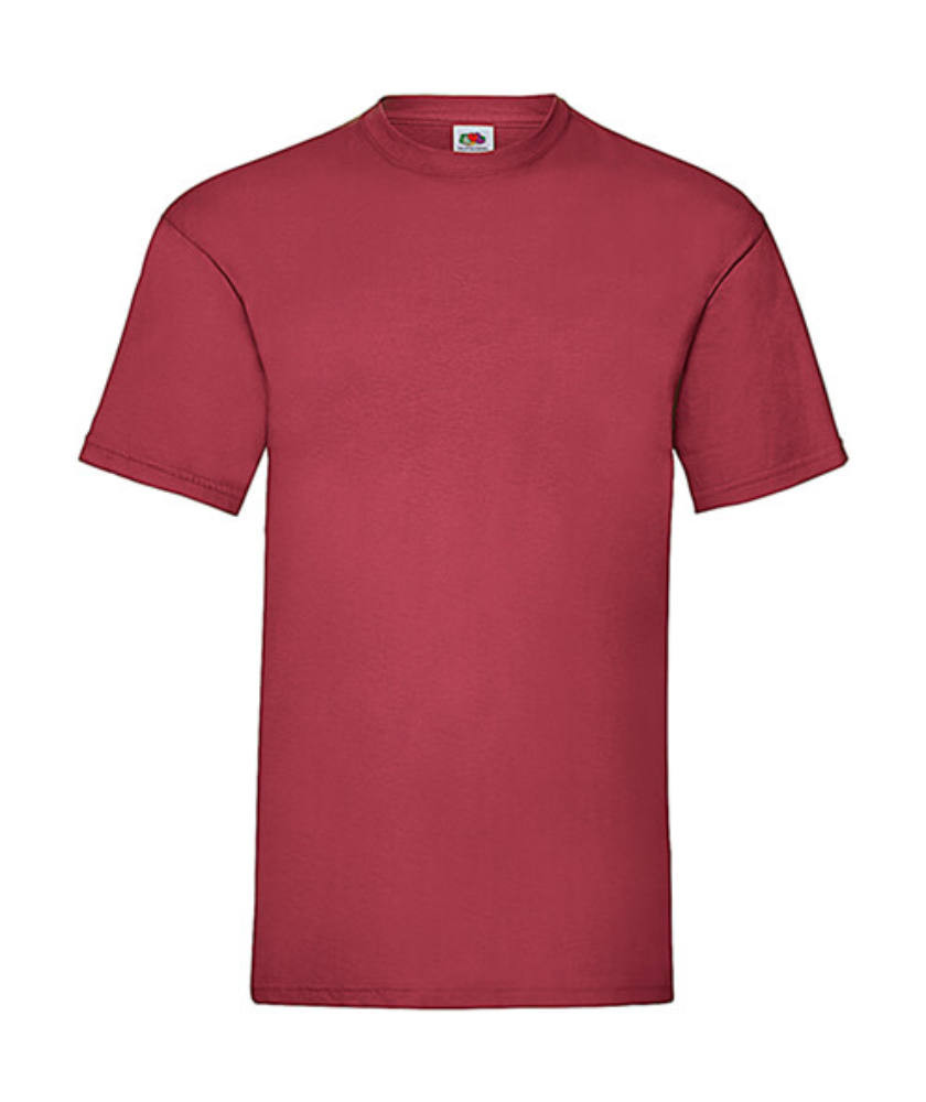 Csomag akciós póló (minimum 5 db) Férfi póló Rövid ujjú Fruit of the Loom Valueweight Tee - 3XL , Heather téglavörös