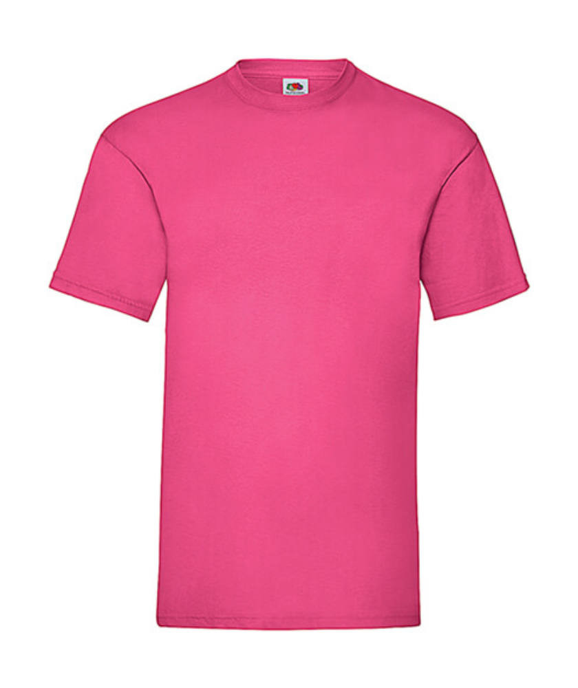 Csomag akciós póló (minimum 5 db) Férfi póló Rövid ujjú Fruit of the Loom Valueweight Tee - 3XL , Fuchsia
