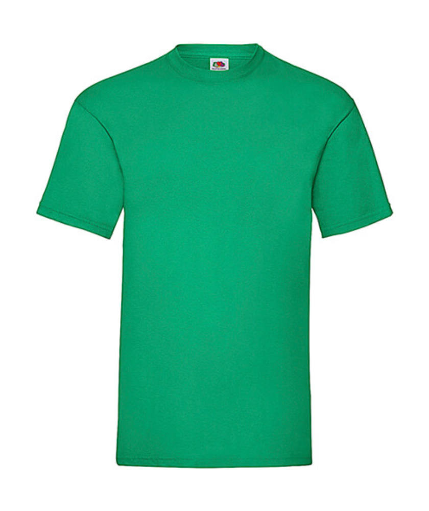 Csomag akciós póló (minimum 5 db) Férfi póló Rövid ujjú Fruit of the Loom Valueweight Tee - 3XL , Kelly zöld
