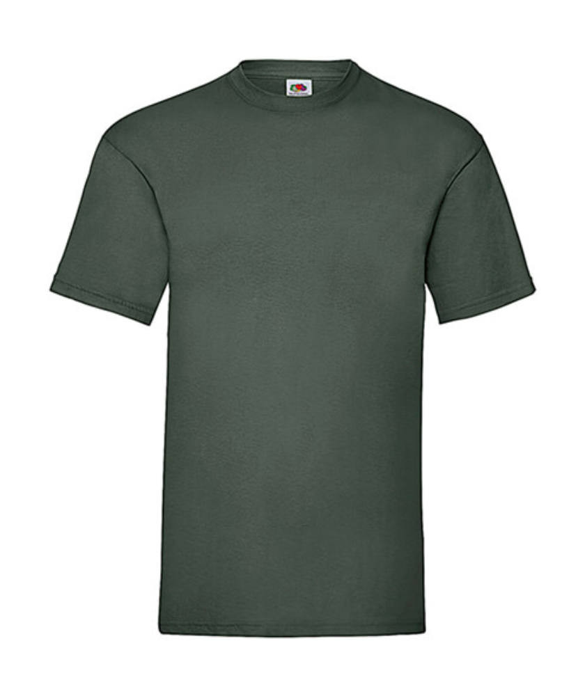 Csomag akciós póló (minimum 5 db) Férfi póló Rövid ujjú Fruit of the Loom Valueweight Tee - 3XL , Sötétzöld