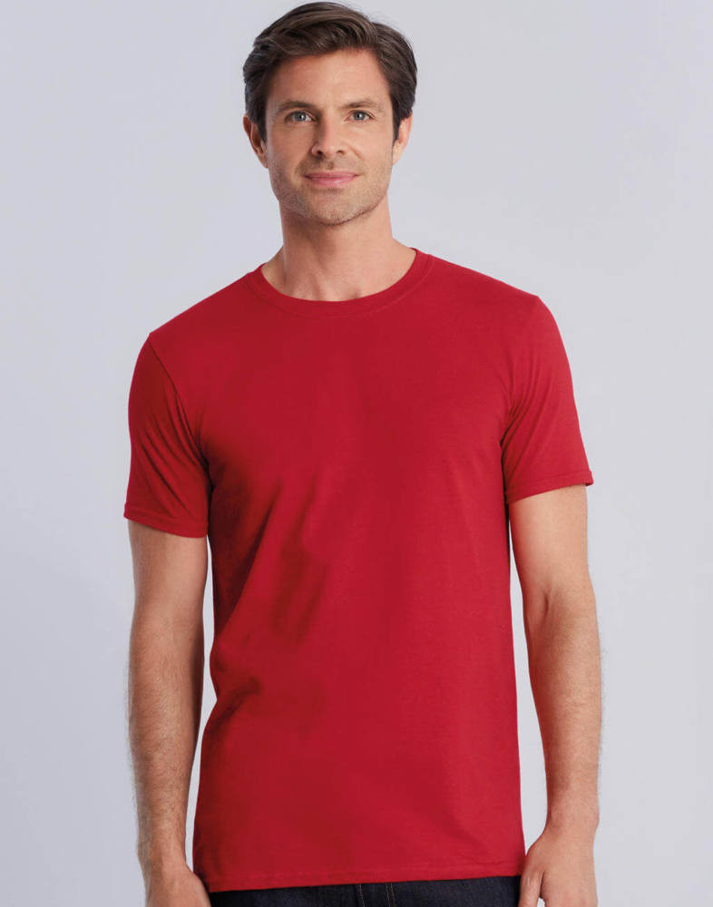Férfi póló Rövid ujjú Gildan Softstyle Ring Spun T-Shirt