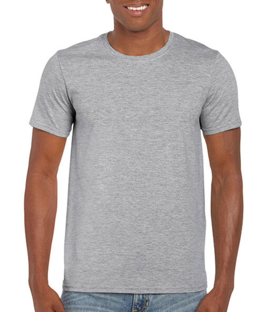Férfi póló Rövid ujjú Gildan Softstyle Ring Spun T-Shirt - 2XL, Sportszürke