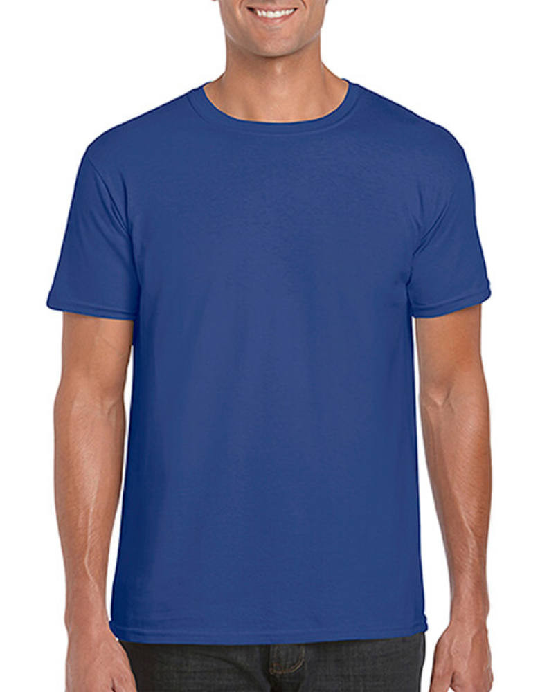Férfi póló Rövid ujjú Gildan Softstyle Ring Spun T-Shirt - XL, Metrokék