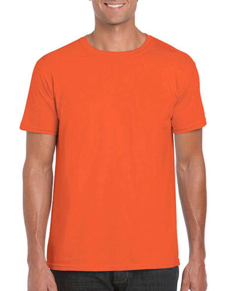 Férfi póló Rövid ujjú Gildan Softstyle Ring Spun T-Shirt - 3XL, Narancssárga