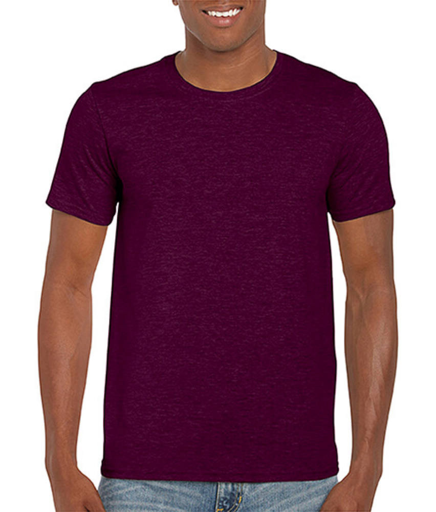 Férfi póló Rövid ujjú Gildan Softstyle Ring Spun T-Shirt - XL, Maroon