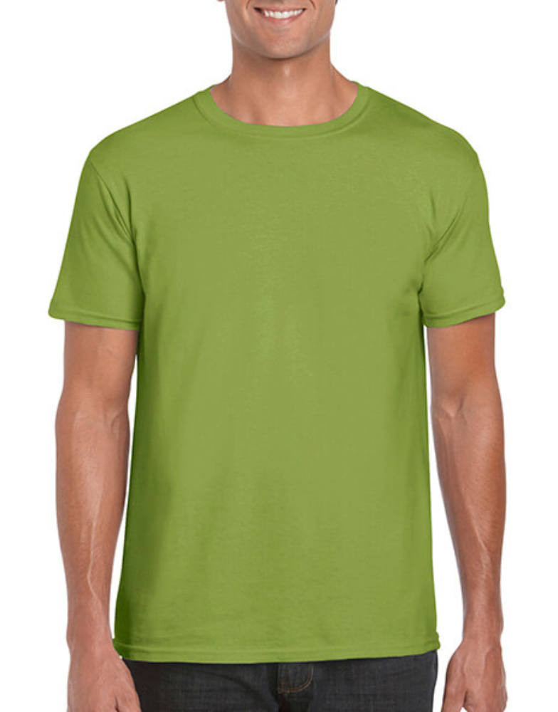 Férfi póló Rövid ujjú Gildan Softstyle Ring Spun T-Shirt - L, Kiwi