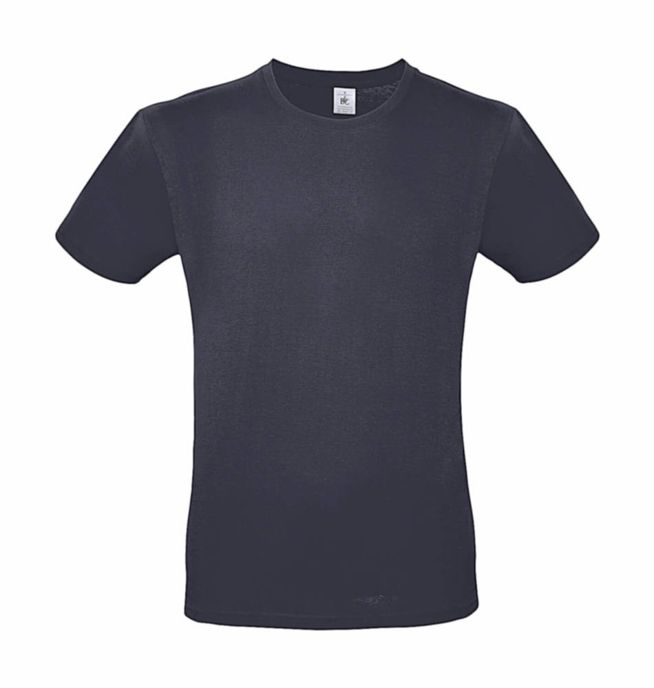 Csomag akciós póló (minimum 5 db) Férfi rövid ujjú póló B&C #E150 T-Shirt -XS, Világos sötétkék (navy)