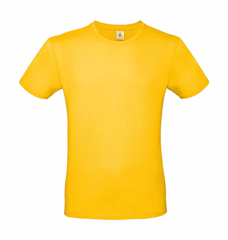 Csomag akciós póló (minimum 5 db) Férfi rövid ujjú póló B&C #E150 T-Shirt -3XL, Aranysárga