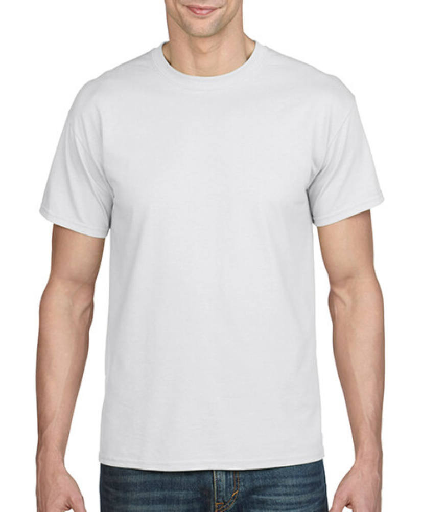 Férfi póló Rövid ujjú Gildan DryBlend Adult T-Shirt - 2XL, Fehér