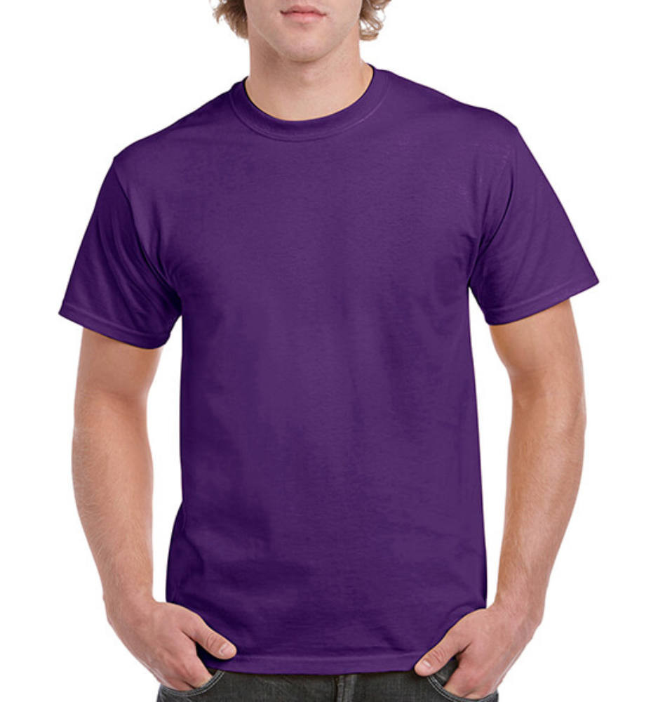 Férfi póló Rövid ujjú Gildan Heavy Cotton Adult T-Shirt - L, Lila