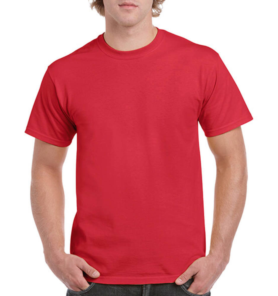 Férfi póló Rövid ujjú Gildan Heavy Cotton Adult T-Shirt - XL, Piros