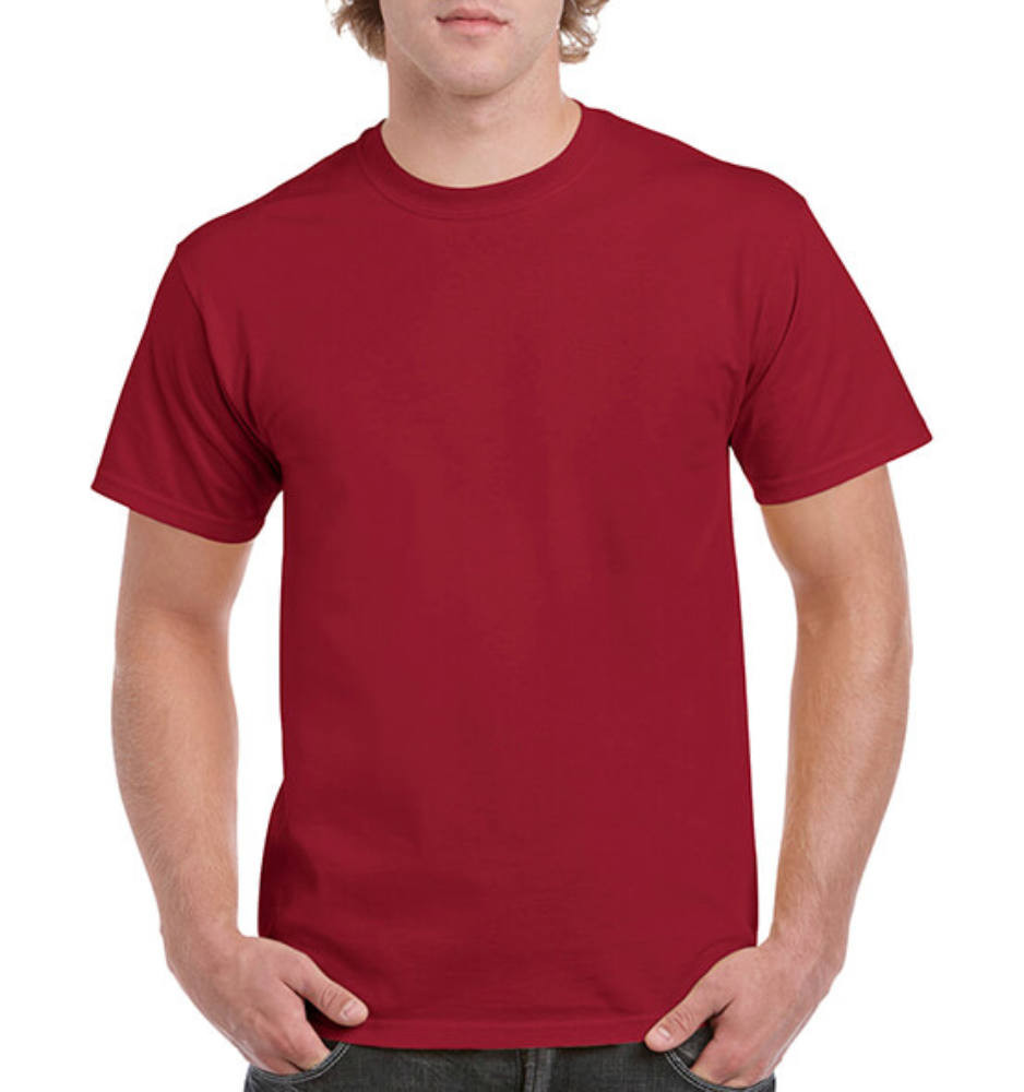 Férfi póló Rövid ujjú Gildan Heavy Cotton Adult T-Shirt - S, Bíboros vörös