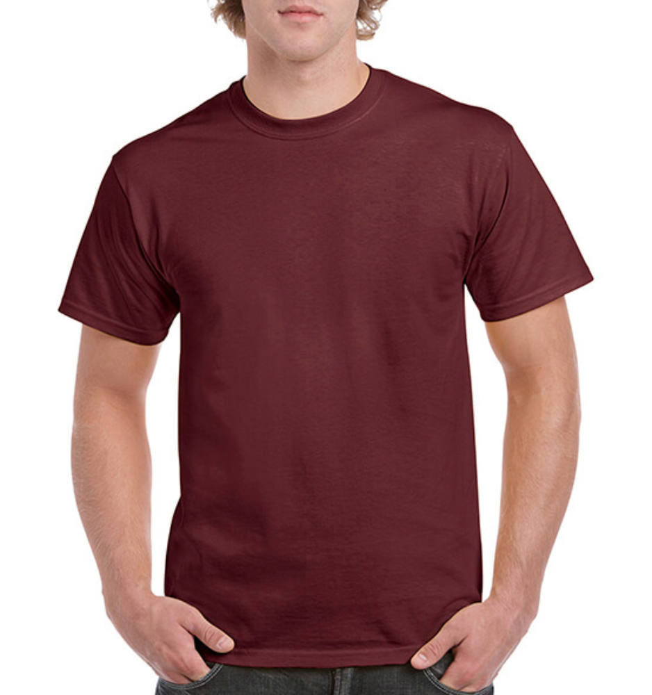 Férfi póló Rövid ujjú Gildan Heavy Cotton Adult T-Shirt - L, Maroon