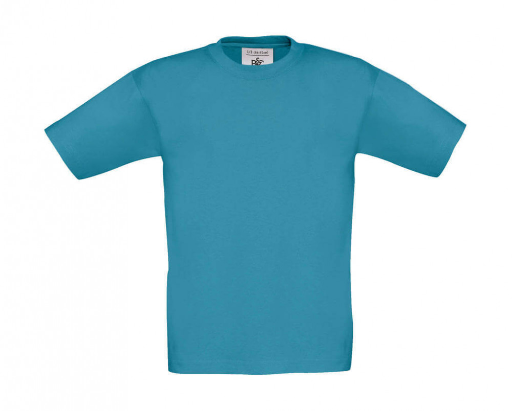 Csomag akciós póló (minimum 3 db) Gyerek rövid ujjú póló B and C Exact 190/kids T-Shirt 3/4 (98/104), Úszómedence kék