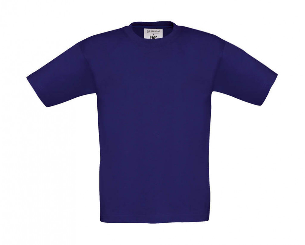 Csomag akciós póló (minimum 3 db) Gyerek rövid ujjú póló B and C Exact 190/kids T-Shirt 12/14 (152/164), Indigo