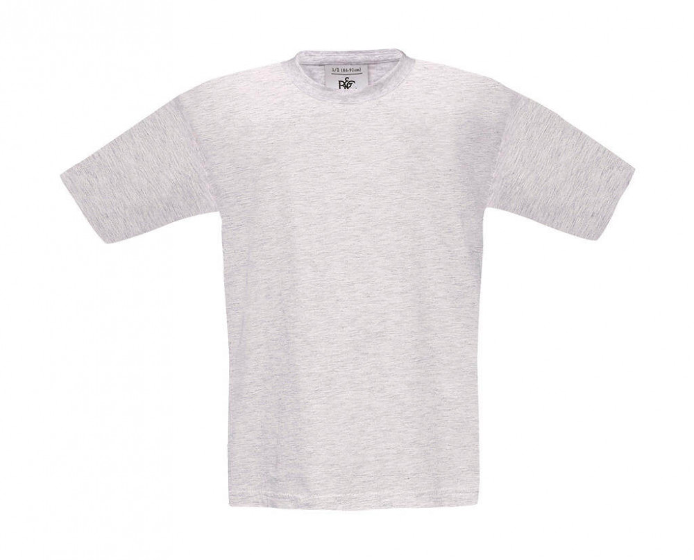Csomag akciós póló (minimum 3 db) Gyerek rövid ujjú póló B and C Exact 190/kids T-Shirt 3/4 (98/104), Hamuszürke