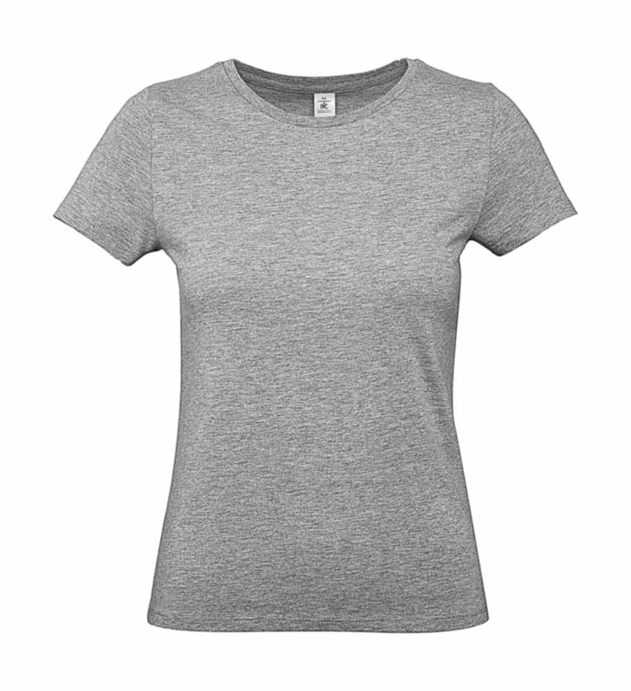 Női rövid ujjú póló B&C #E190 /women T-Shirt -3XL, Sportszürke
