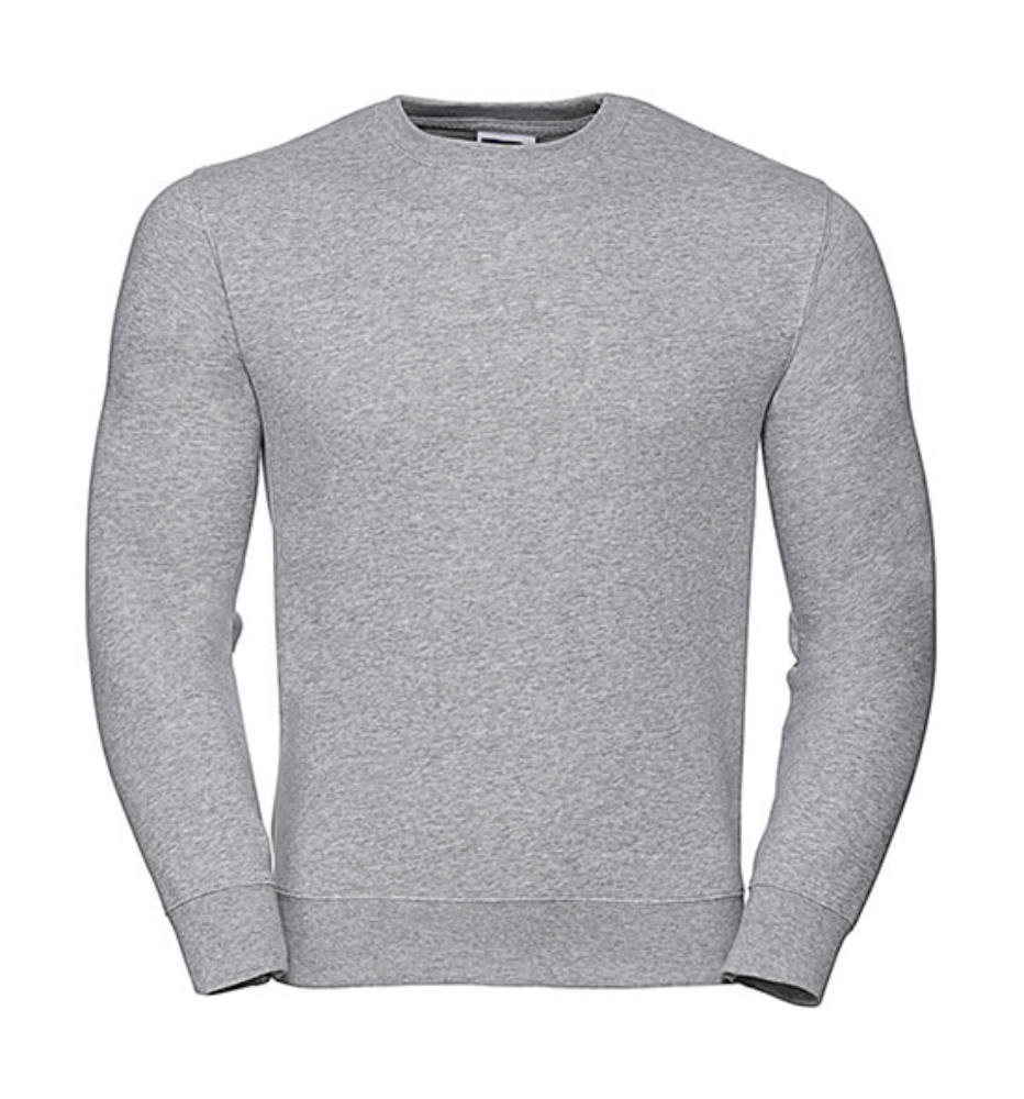 Férfi pulóver hosszú ujjú Russell Europe Authentic Set-In Sweatshirt - 2XL, Világos Oxford
