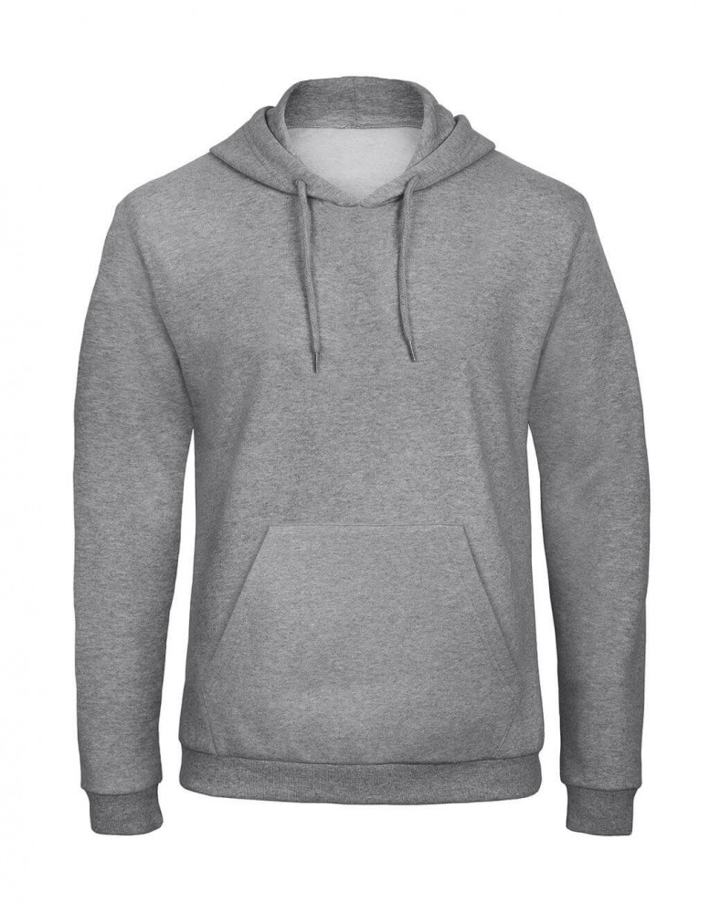 Férfi kapucnis hosszú ujjú pulóver B and C ID.203 50/50 Hooded Sweatshirt Unisex S, Heather szürke