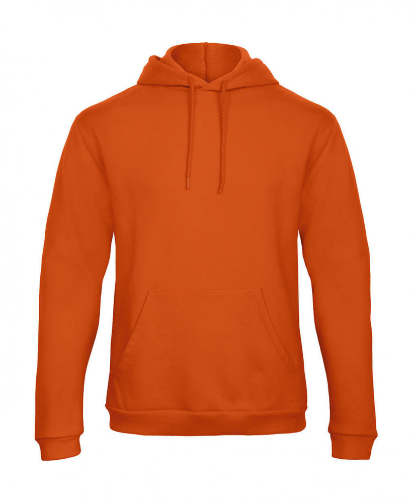 Férfi kapucnis hosszú ujjú pulóver B and C ID.203 50/50 Hooded Sweatshirt Unisex 2XL, Sütőtök sárga