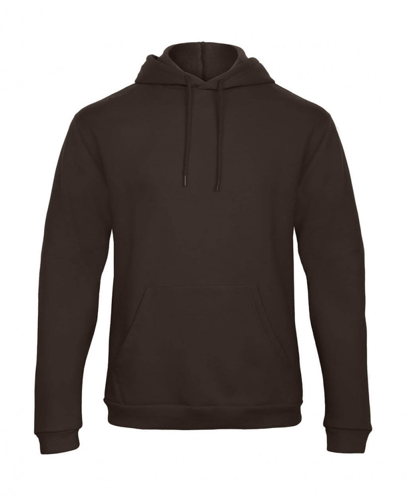 Férfi kapucnis hosszú ujjú pulóver B and C ID.203 50/50 Hooded Sweatshirt Unisex 2XL, Barna