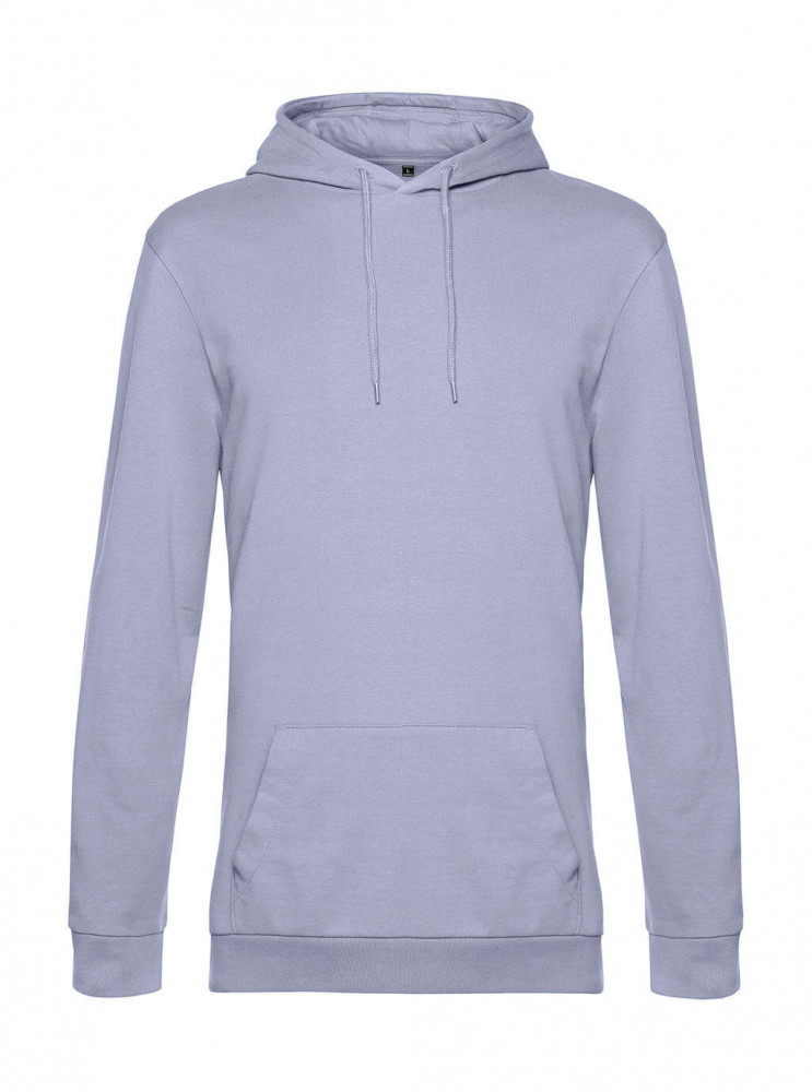 Férfi kapucnis hosszú ujjú pulóver B and C #Hoodie French Terry L, Levendula