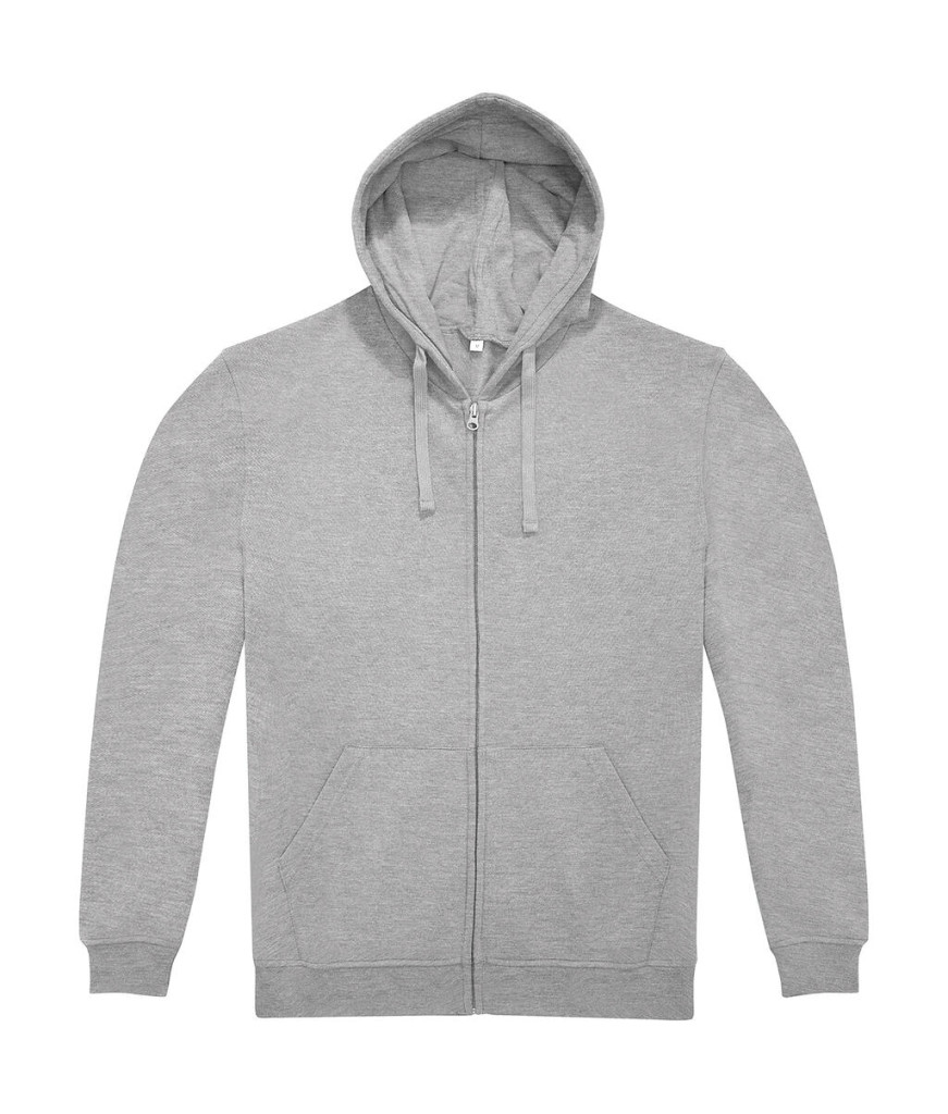 B and C ID.224 Zip Hood WG009 Sport Grey M