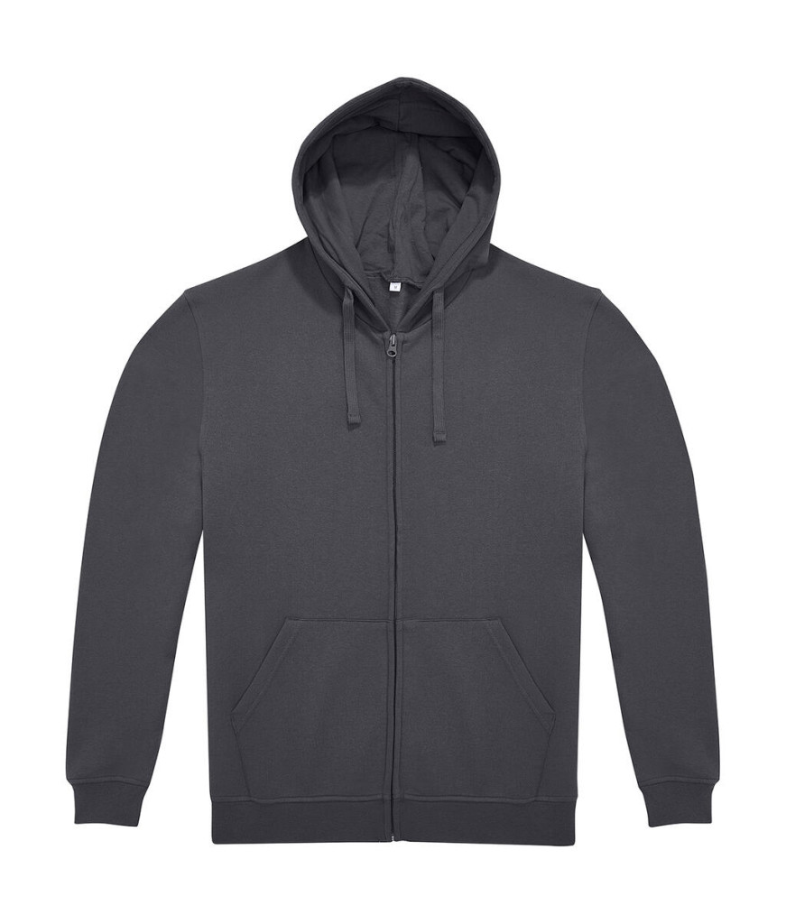 B and C ID.224 Zip Hood WG009 Dark Grey M