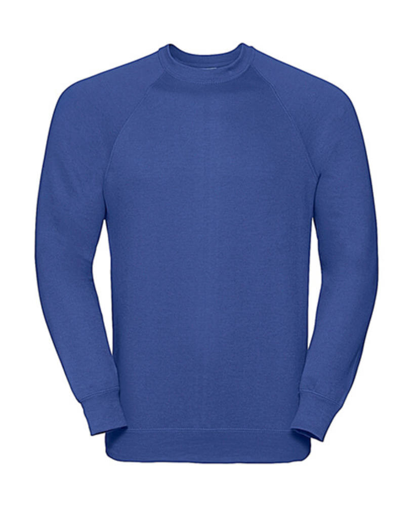 Férfi pulóver hosszú ujjú Russell Europe Raglan Sweatshirt - 3XL, Világos királykék