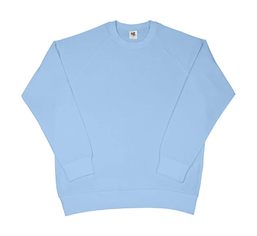 Férfi pulóver hosszú ujjú SG Raglan Sweat - 2XL, Ég