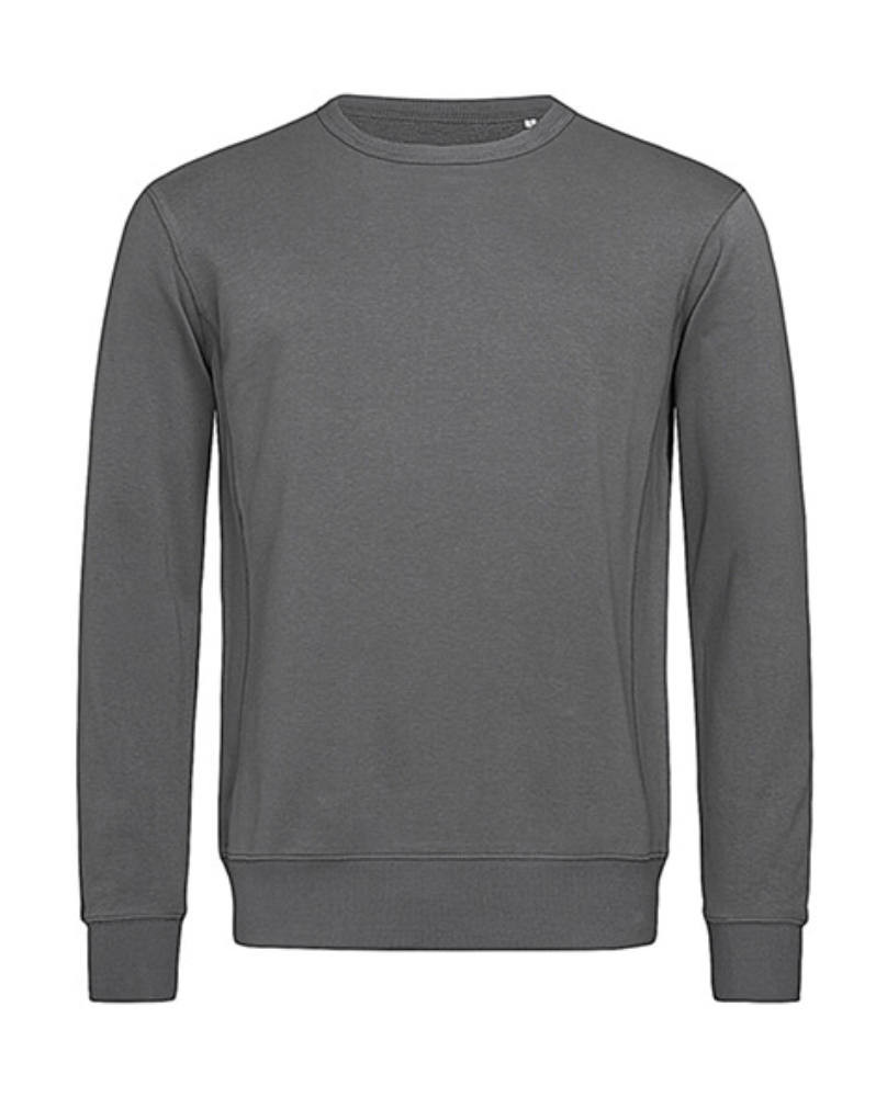 Férfi pulóver hosszú ujjú Stedman Active Sweatshirt - XL, Palaszürke