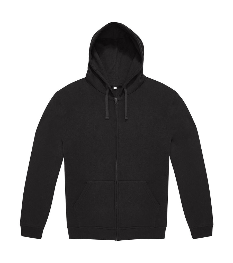 B and C ID.334 Zip Hood WG006 Black 2XL
