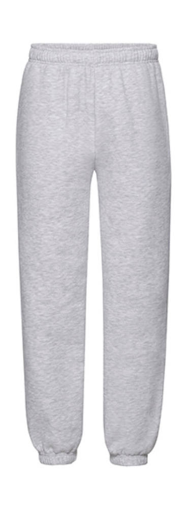 Gyerek Tréningnadrág Hosszú Fruit of the Loom Premium Elasticated Cuff Jog Pants Kids - 116 (5-6), Heather szürke