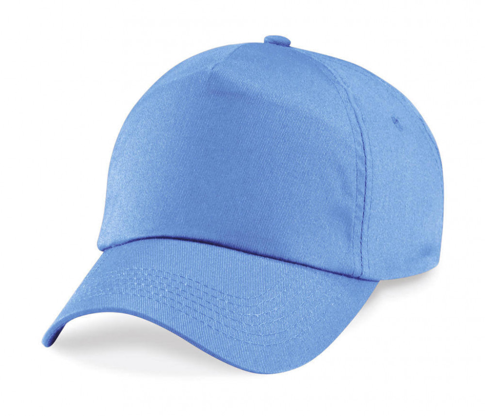 Férfi sapka Beechfield Original 5 Panel Cap Egy méret, Ég kék
