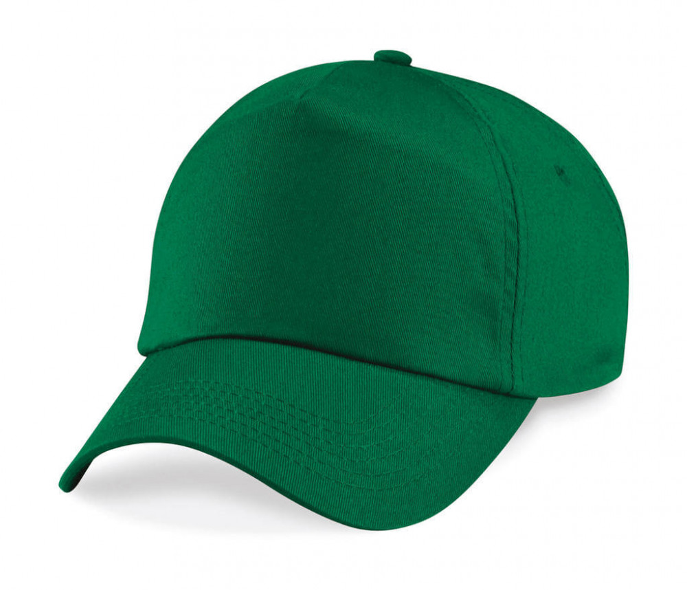 Férfi sapka Beechfield Original 5 Panel Cap Egy méret, Kelly zöld